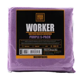 work-stuff-worker-purple-5-pack-40x40cm-mikrofibra-czyszczenie-pielegnacja