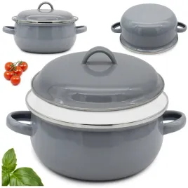 rondelek-z-uchwytami-i-pokrywka-950ml-szary-maly-garnuszek-emaliowany-14cm