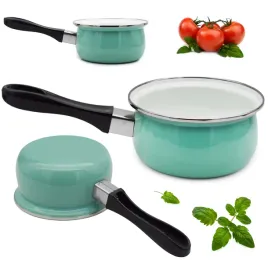 rondel-13l-emaliowany-seledynowy-z-raczka-uniwersalny-do-gotowania-16cm