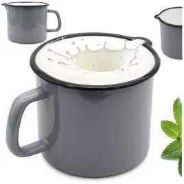 kubek-emaliowany-750ml-tradycyjny-z-dziobkiem-szary-uniwersalny-12cm