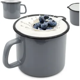 kubek-emaliowany-16l-tradycyjny-stalowy-z-dziobkiem-szary-uniwersalny-16cm