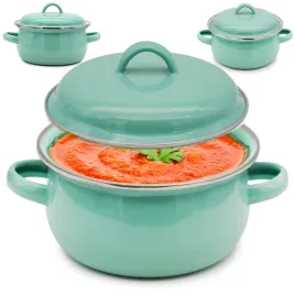 rondelek-z-uchwytami-i-pokrywka-600ml-seledynowy-garnuszek-emaliowany-12cm