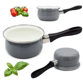 rondel-600ml-stal-emaliowana-szary-z-raczka-uniwersalny-do-gotowania-12cm