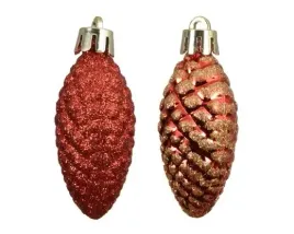 bombki-szyszki-czerwono-zlote-polysk-mat-14cm-12szt