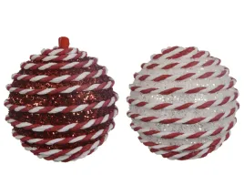 bombka-na-sznurku-biala-czerwona-na-choinke-8cm