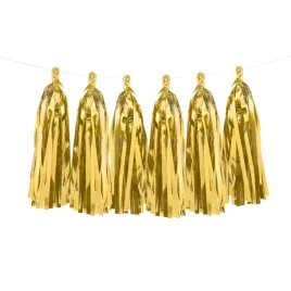 girlanda-baner-zlota-fredzle-pompony-z-folii-blyszczace-ozdobne-150cm
