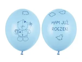 balony-lateksowe-niebieskie-baby-blue-mam-juz-roczek-mis-niedzwiedz-6szt