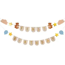 baner-girlanda-first-birthday-z-misiami-roczek-dekoracja-pastelowa-255cm