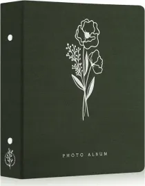 album-fotograficzny-na-zdjecia-lniany-1000-kieszeni-115-x-15-cm-zielony-xl