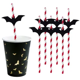 rurki-slomki-do-picia-papierowe-czerwono-biale-nietoperze-halloween-6szt