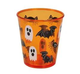 kubek-kubeczek-pomaranczowy-duchy-pajaki-nietoperze-na-halloween-10cm