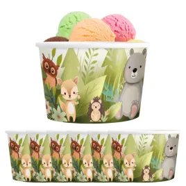 kubki-pojemniczki-do-lodow-lesni-przyjaciele-zwierzatka-6szt-150ml