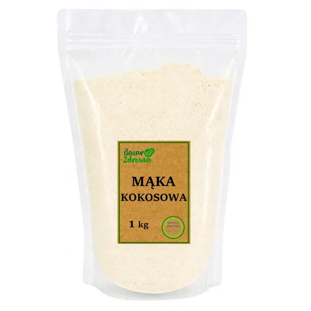 Mąka kokosowa, mąka z kokosów 1kg 100% Naturalna