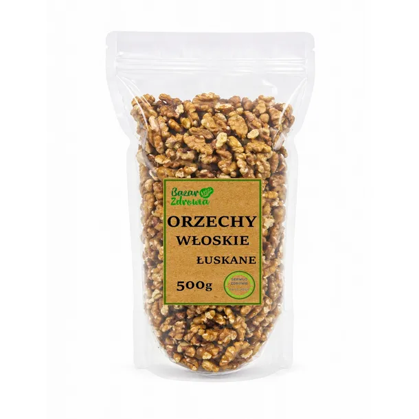 Orzechy WŁOSKIE ŁUSKANE 500g NATURALNE