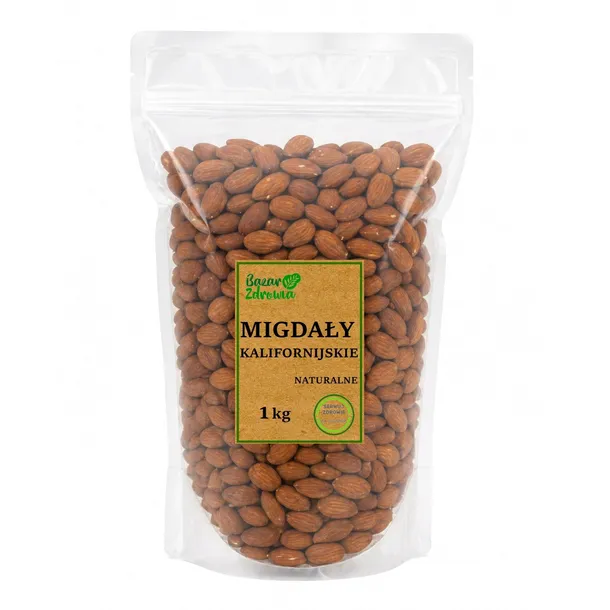 MIGDAŁY KALIFORNIJSKIE 1kg CAŁE NATURALNE