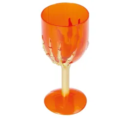kieliszek-do-wina-pomaranczowy-zlota-reka-szkieleta-kosciotrupa-halloween
