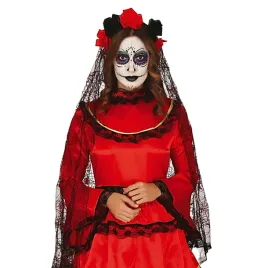 opaska-z-dlugim-welonem-do-wlosow-panna-mloda-muertos-na-halloween