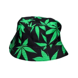 kapelusz-marihuana-czarny-bucket-hat-z-listkami
