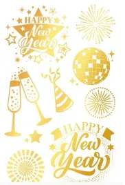 tatuaz-happy-new-year-zloty-mix-sylwester