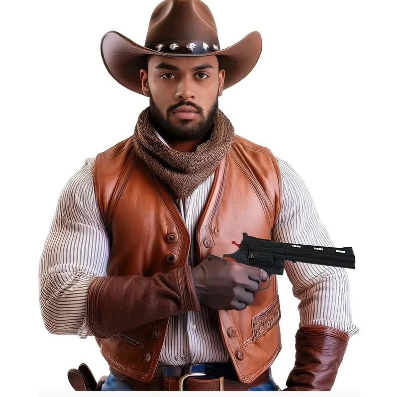 pistolet-kowbojski-western-25cm-stan-nowy