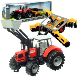 duzy-traktor-z-przyczepa-ciagnik-z-ladowarka-czolowa-naped-ruchome-elementy