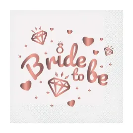 serwetki-papierowe-biale-bride-to-be-rozowe-zloto-diamenty-33cm-20szt