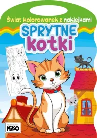 swiat-kolorowanek-z-naklejkami-sprytne-kotki-artur-rajch