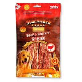 przysmak-dla-psa-starsnack-beef-and-chicken-steak-113g-nobby