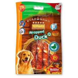 przysmak-dla-psa-starsnack-wrapped-duck-m-nobby-140g