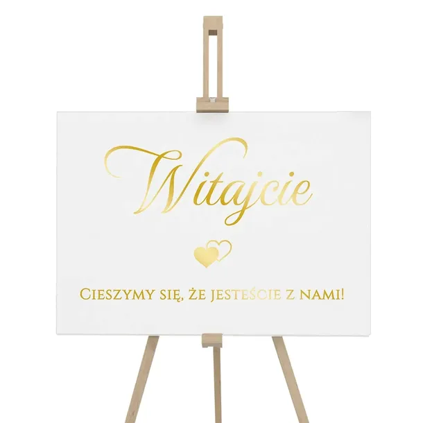 Tablica Powitalna Ślubna Ślub Wesele W2 50X70cm