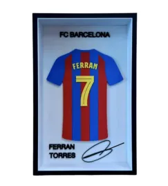 ramka-3d-koszulka-pilkarska-ferran-torres-fc-barcelona