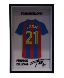 ramka-3d-koszulka-pilkarska-frenkie-de-jong-fc-barcelona
