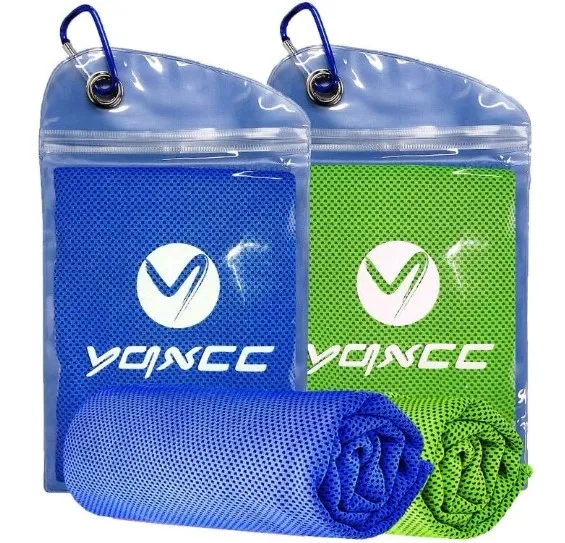 Ręcznik chłodzący 2 szt 120x30 sport fitness joga siłownia yqxcc