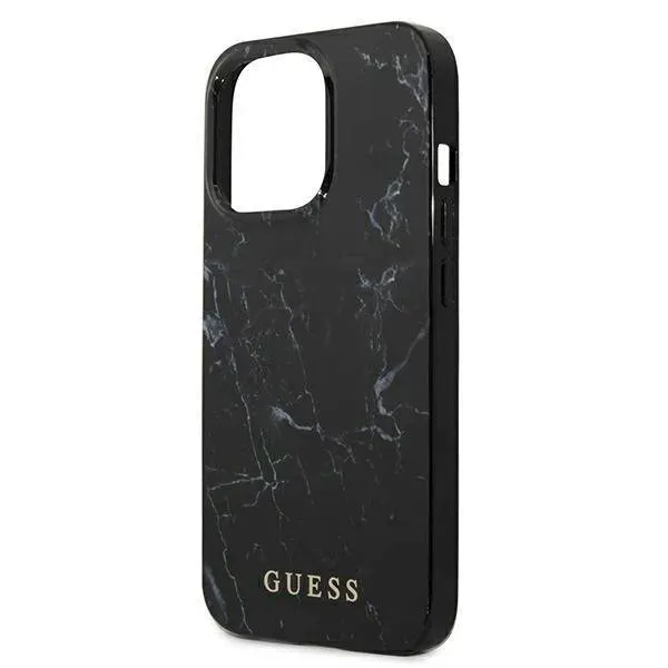 plecki-guess-do-apple-iphone-13-pro-max-guess-marble-czarny-funkcje-ladowanie-indukcyjne-pochlanianie-wstrzasow