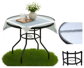 stolik-stol-okragly-ogrodowy-kawowy-szklany-stal-balkon-taras-patio-fi80