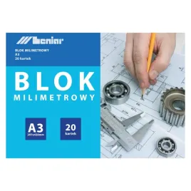 papier-milimetrowy-w-bloku-a3-leniar-20-ark