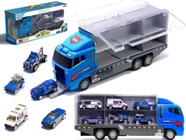 transporter-ciezarowka-tir-wyrzutnia-metalowe-auta-policja