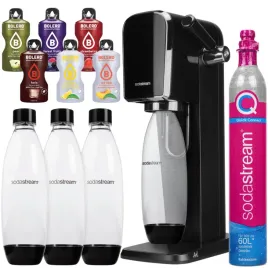 saturator-do-wody-sodastream-art-czarny-3-butelki-bolero-zestaw