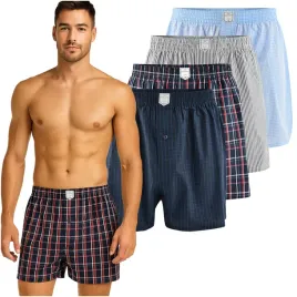 lee-cooper-bokserki-meskie-luzne-4-sztuki-zestaw-bawelna-kratka-granat-m