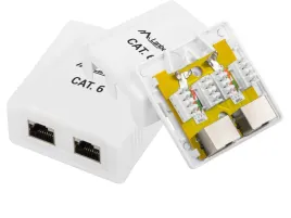podwojne-gniazdo-natynkowy-2x-rj45-kat-6-ekranowane-biale-awg-26-22-ip20
