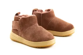 buty-dzieciece-zara-kids-brazowe-skorzane-na-rzepy