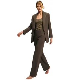 spodnie-damskie-zara-eleganckie-brazowe-proste-w-kant