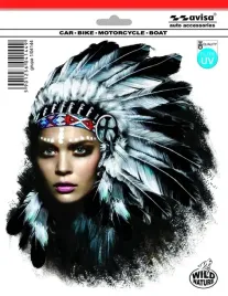 naklejka-nalepka-na-auto-dziewczyna-indianka-avisa