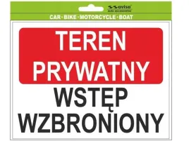 naklejka-nalepka-teren-prywatny-wstep-wzbroniony