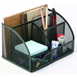 przybornik-na-biurko-q-connect-office-set-metalowy-z-miejscem-na-listy-czar