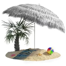 parasol-hawaii-jasnoszary-o160cm-ochronny-antracytowy-parasol