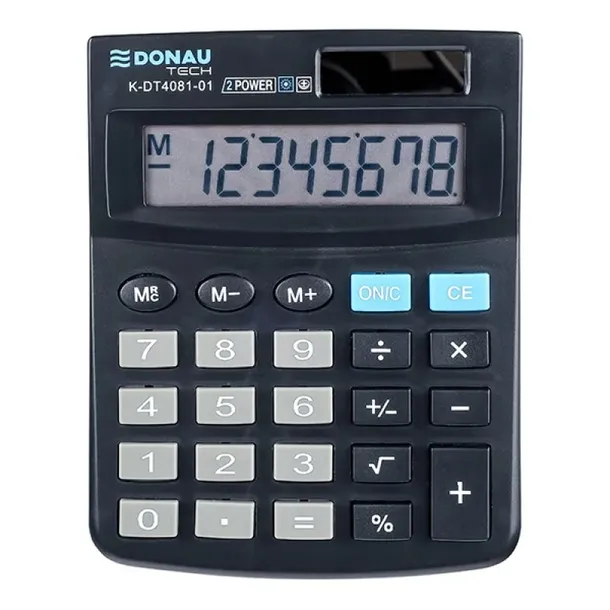 kalkulator-biurowy-donau-tech-k-dt4081-zasilanie-bateryjne-sloneczne