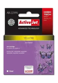 tusz-activejet-ab-223yn-zamiennik-brother-lc223y-supreme-10-ml-zolty