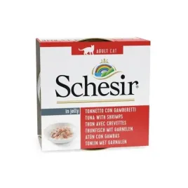 schesir-dla-kotow-adult-w-galarecie-tunczyk-ze-krewetkami-85g