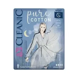 cleanic-pure-cotton-podpaski-na-noc-8-szt